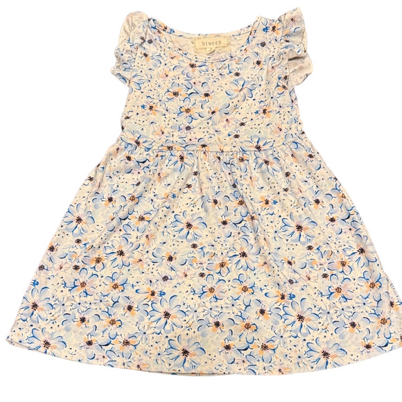 **Bundle** Btween Blue Floral Kids Dresses Size 4 NWT  (1) - Picture 3 of 6